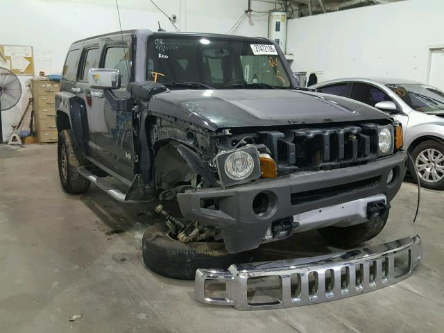 5GTEN13E288174517 - 2008 HUMMER H3 BLACK photo 1