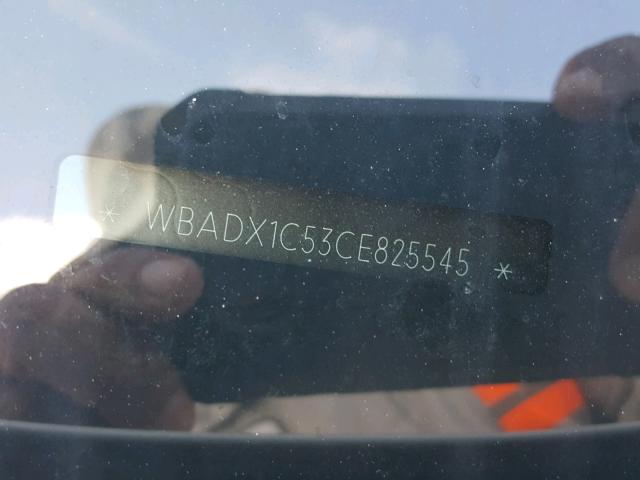WBADX1C53CE825545 - 2012 BMW 335 I SULE WHITE photo 10