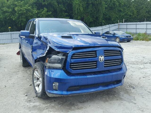 1C6RR7MT5FS545450 - 2015 RAM 1500 SPORT BLUE photo 1