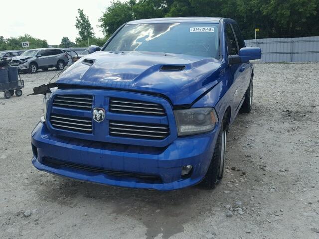 1C6RR7MT5FS545450 - 2015 RAM 1500 SPORT BLUE photo 2