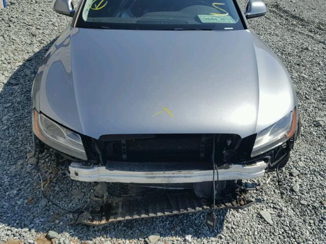 WAUDK78T29A033282 - 2009 AUDI A5 GRAY photo 7