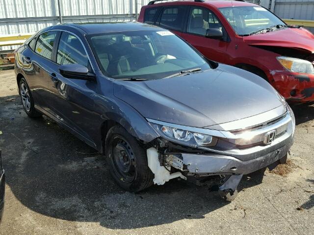 19XFC2F50GE024235 - 2016 HONDA CIVIC GRAY photo 1