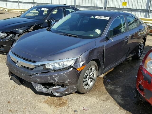 19XFC2F50GE024235 - 2016 HONDA CIVIC GRAY photo 2