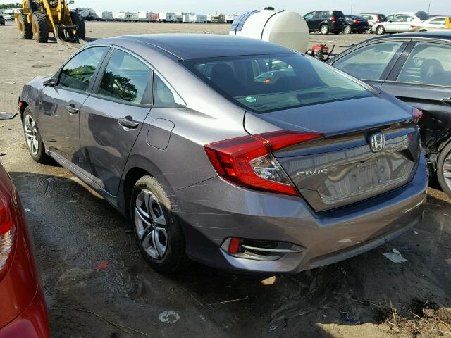 19XFC2F50GE024235 - 2016 HONDA CIVIC GRAY photo 3