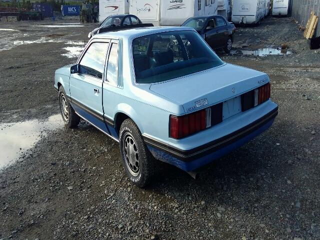 9F04T337445 - 1979 FORD MUSTANG BLUE photo 3