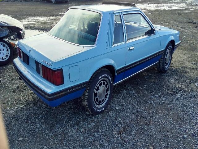 9F04T337445 - 1979 FORD MUSTANG BLUE photo 4