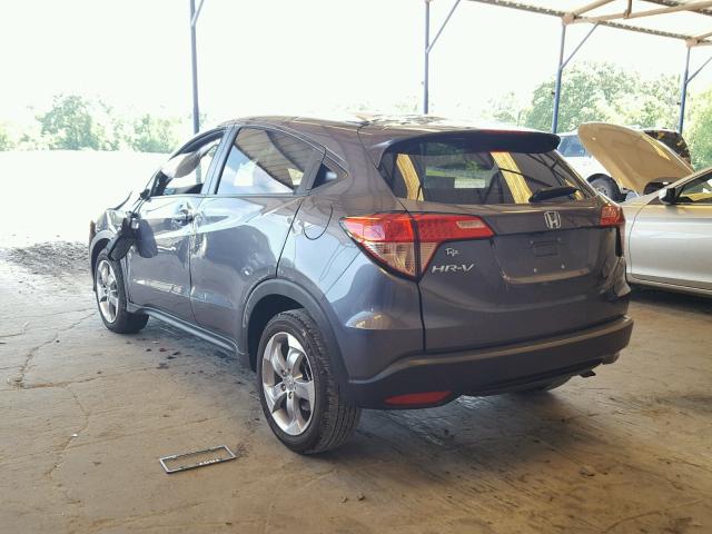 3CZRU5H79HM718949 - 2017 HONDA HR-V EXL GRAY photo 3