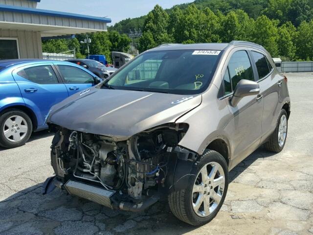 KL4CJHSB1EB784041 - 2014 BUICK ENCORE PRE BROWN photo 2