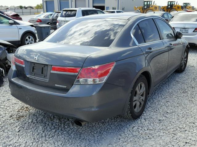 1HGCP2F60BA079720 - 2011 HONDA ACCORD SE GRAY photo 4