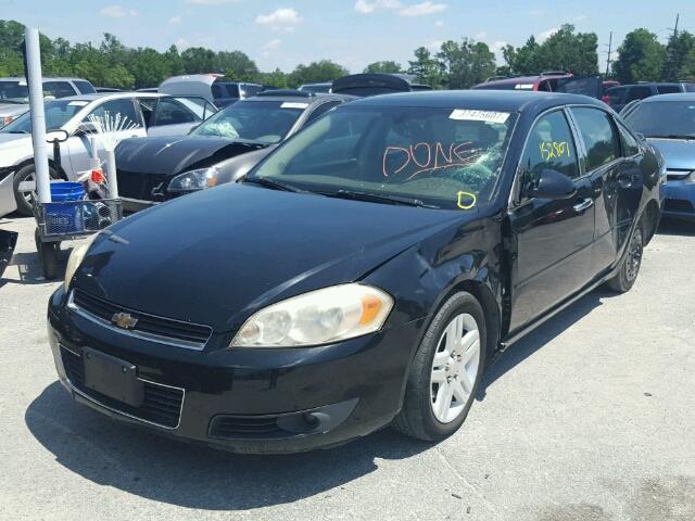 2G1WU581869243359 - 2006 CHEVROLET IMPALA LTZ BLACK photo 2