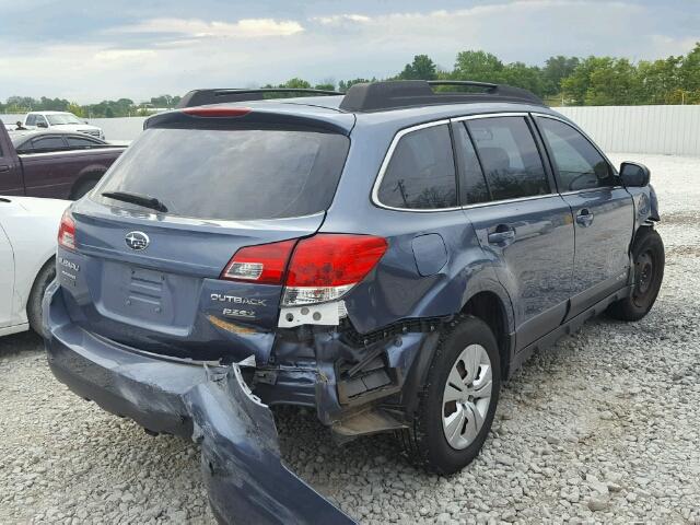 4S4BRBAC8E1223628 - 2014 SUBARU OUTBACK 2. BLUE photo 4