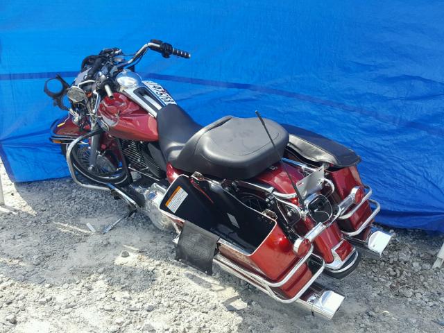 1HD1FC4188Y679728 - 2008 HARLEY-DAVIDSON FLHTCUI Қызыл фото 3