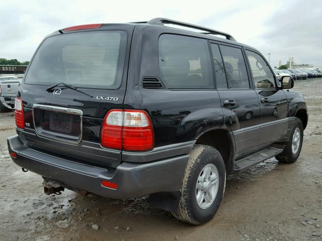 JT6HT00W1X0046663 - 1999 LEXUS LX 470 BLACK photo 4