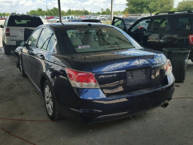 1HGCP2F81AA170687 - 2010 HONDA ACCORD EX- BLUE photo 3