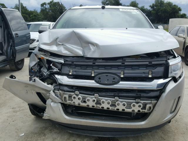 2FMDK3KCXCBA04933 - 2012 FORD EDGE LIMIT SILVER photo 9