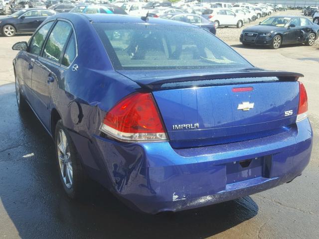 2G1WD58C379204729 - 2007 CHEVROLET IMPALA SUP BLUE photo 3