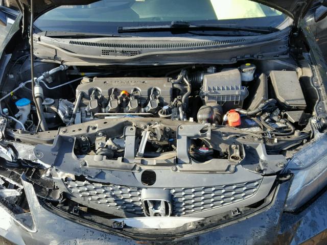 2HGFG3B0XDH506040 - 2013 HONDA CIVIC EXL 烧焦的 照片 7