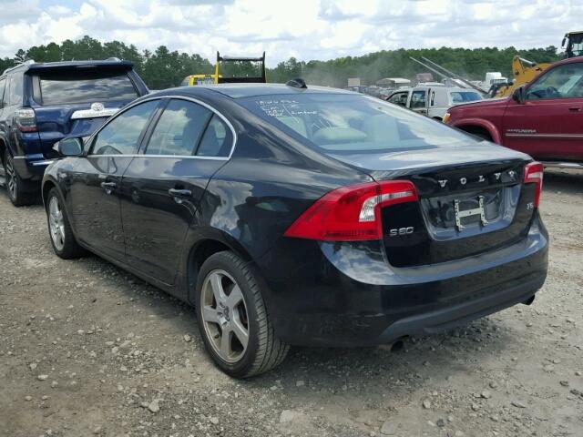 YV1622FS6C2039414 - 2012 VOLVO S60 T5 BLACK photo 3