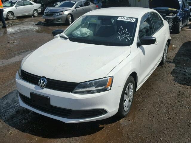 3VW2K7AJ0EM226799 - 2014 VOLKSWAGEN JETTA BASE 白色 照片 2