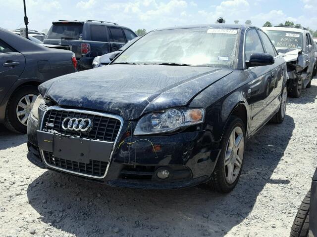 WAUDF78E48A048001 - 2008 AUDI A4 2.0T QU BLUE photo 2