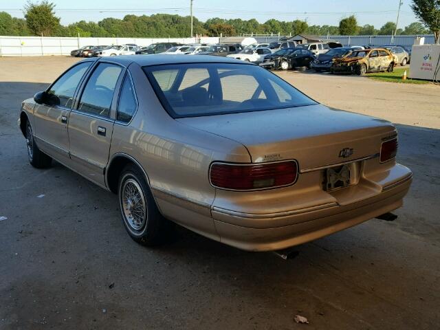 1G1BL52W1TR187935 - 1996 CHEVROLET CAPRICE CL GOLD photo 3