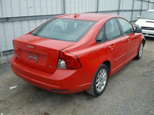 YV1MS390382375861 - 2008 VOLVO S40 2.4I RED photo 4