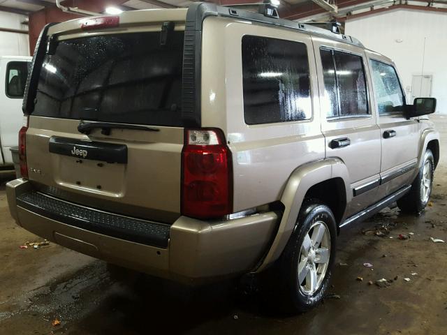 1J8HG48K26C300652 - 2006 JEEP COMMANDER SILVER photo 4