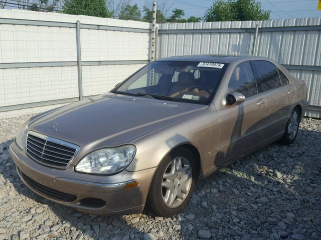 WDBNG75J93A364040 - 2003 MERCEDES-BENZ S 500 GOLD photo 2