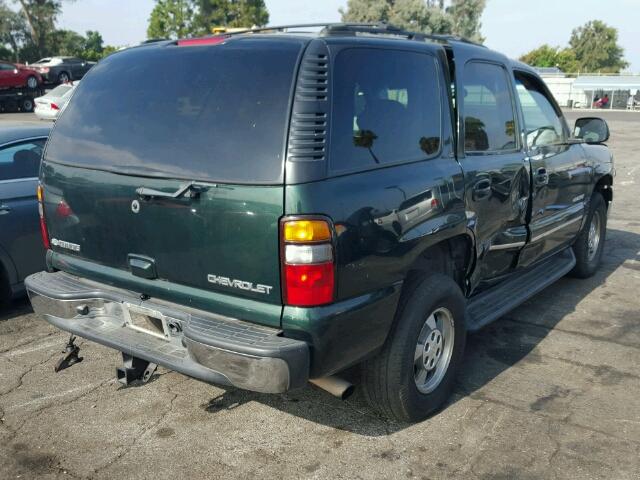 1GNEK13T63J274336 - 2003 CHEVROLET TAHOE K150 GREEN photo 4