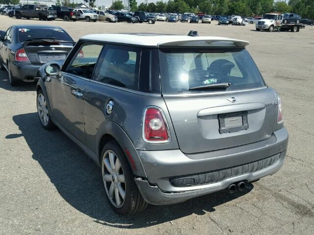 WMWMF73577TL87572 - 2007 MINI COOPER S SILVER photo 3