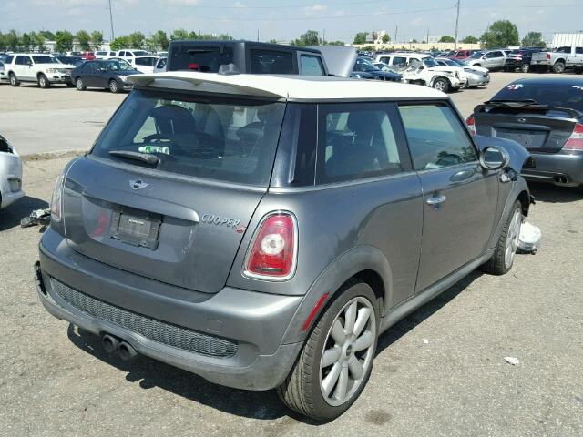 WMWMF73577TL87572 - 2007 MINI COOPER S SILVER photo 4