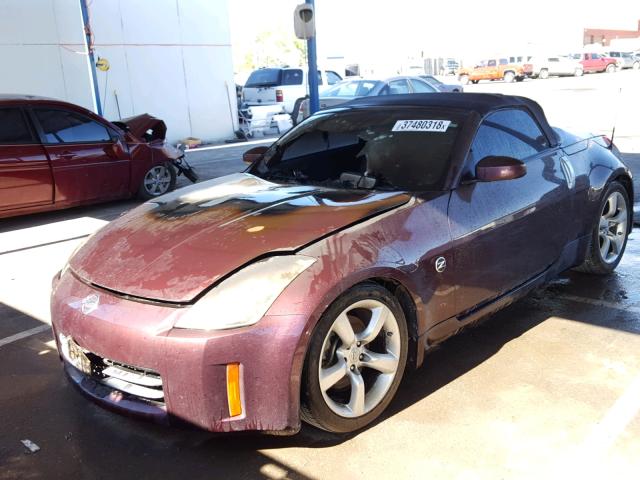 JN1AZ36A56M456947 - 2006 NISSAN 350Z ROADS PURPLE photo 2