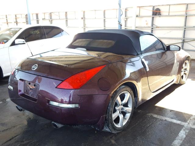 JN1AZ36A56M456947 - 2006 NISSAN 350Z ROADS PURPLE photo 4