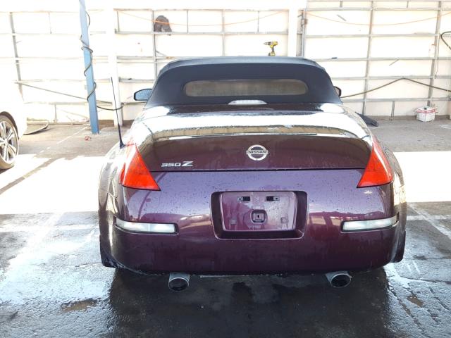 JN1AZ36A56M456947 - 2006 NISSAN 350Z ROADS PURPLE photo 6