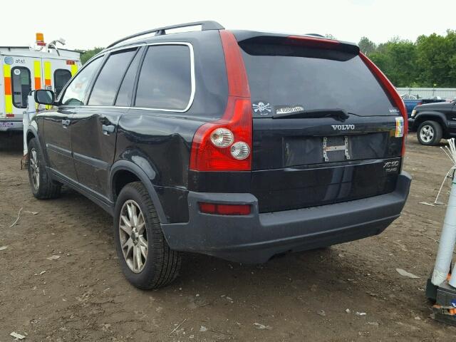 YV1CZ91H141109959 - 2004 VOLVO XC90 T6 BLACK photo 3