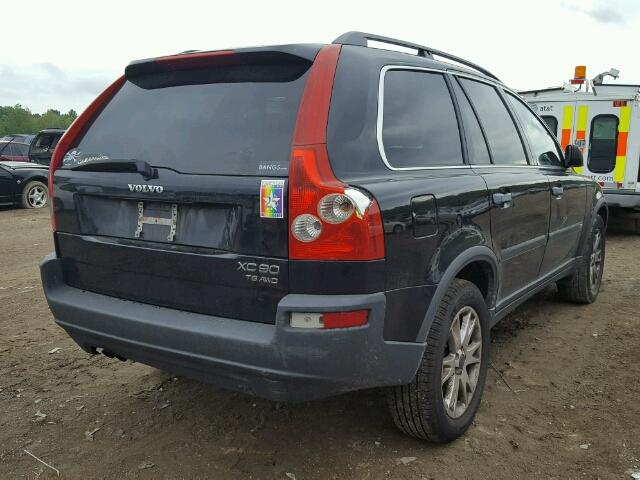 YV1CZ91H141109959 - 2004 VOLVO XC90 T6 BLACK photo 4