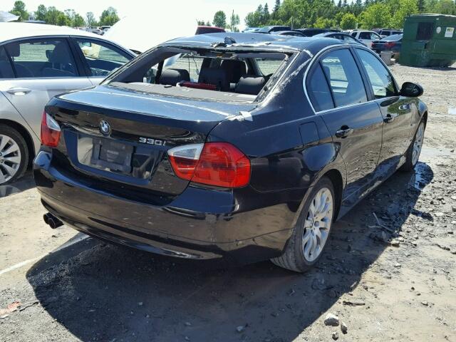 WBAVB33516PS18082 - 2006 BMW 330 I BLACK photo 4