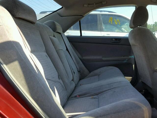 4T1BE32K12U012059 - 2002 TOYOTA CAMRY LE BURGUNDY photo 6