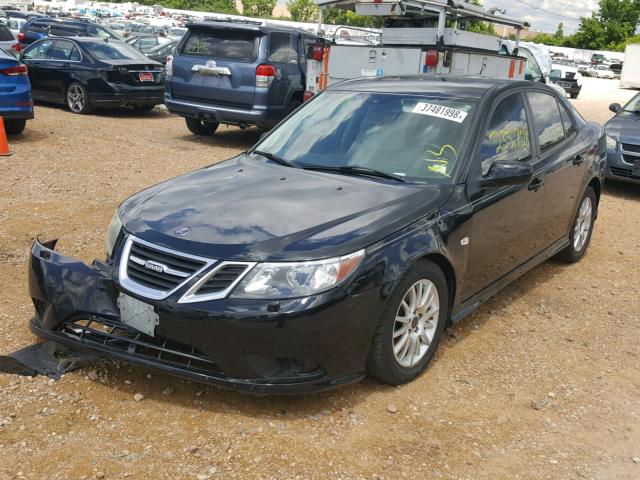 YS3FB49Y981012439 - 2008 SAAB 9-3 2.0T BLACK photo 2