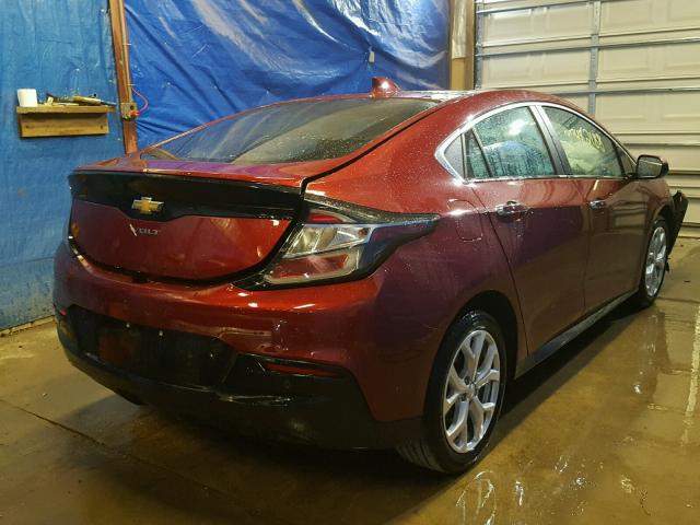 1G1RB6S58HU150965 - 2017 CHEVROLET VOLT PREMI RED photo 4