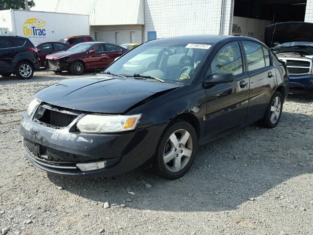 1G8AL55B76Z167635 - 2006 SATURN ION BLACK photo 2