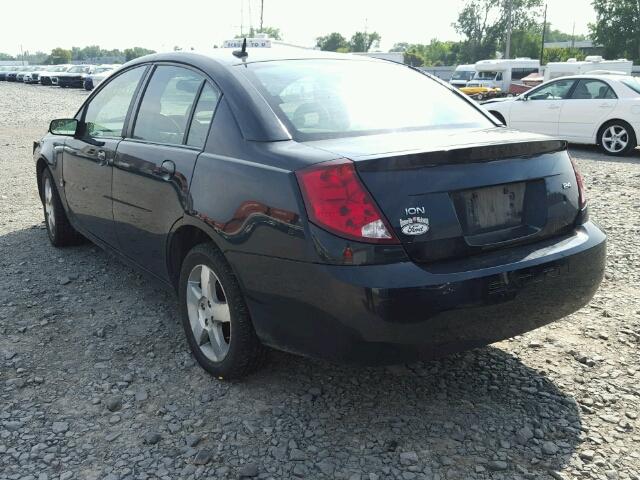 1G8AL55B76Z167635 - 2006 SATURN ION BLACK photo 3