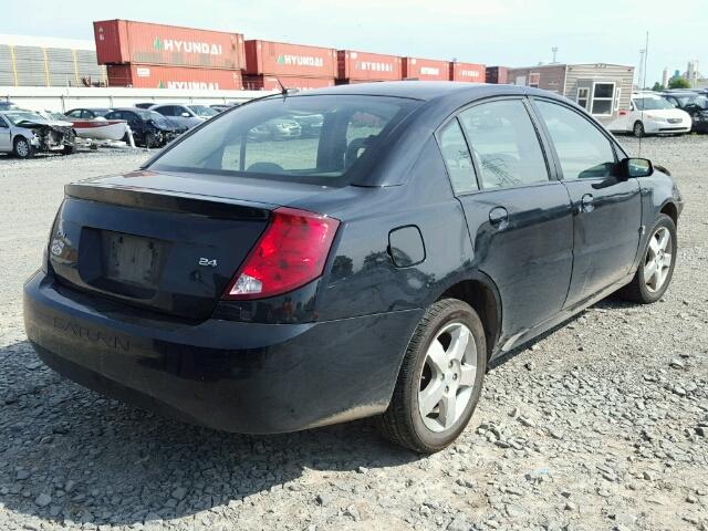 1G8AL55B76Z167635 - 2006 SATURN ION BLACK photo 4