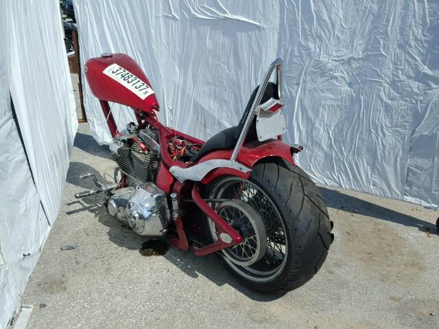 DRMVB0000159522M0 - 2007 CUST TANKER CHOPPER RED photo 3