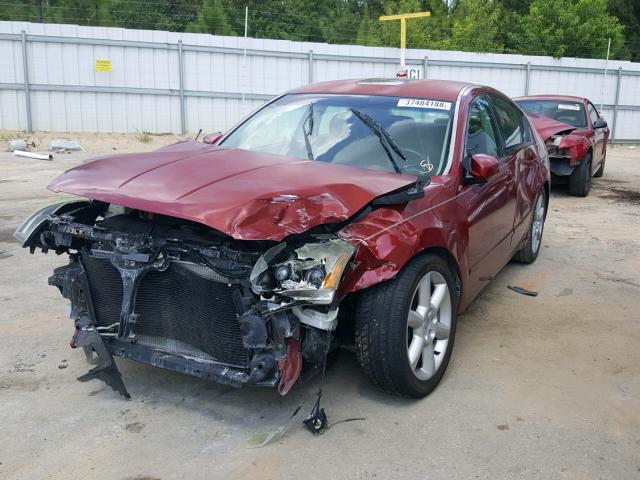 1N4BA41E96C831856 - 2006 NISSAN MAXIMA SE BURGUNDY photo 2