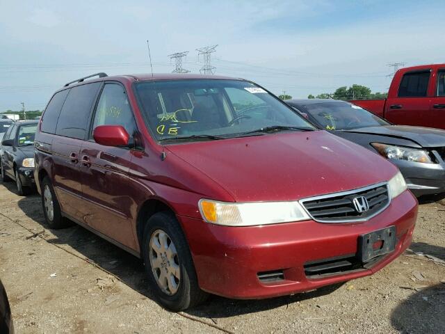 5FNRL18642B026103 - 2002 HONDA ODYSSEY EX RED photo 1