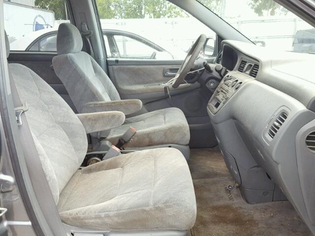 2HKRL18622H507971 - 2002 HONDA ODYSSEY EX GRAY photo 5