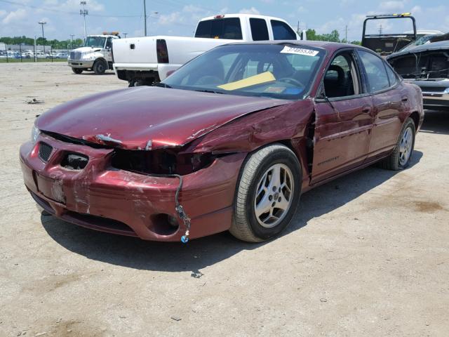 1G2WK52J33F148995 - 2003 PONTIAC GRAND PRIX MAROON photo 2