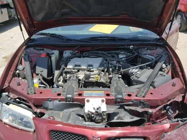 1G2WK52J33F148995 - 2003 PONTIAC GRAND PRIX MAROON photo 7