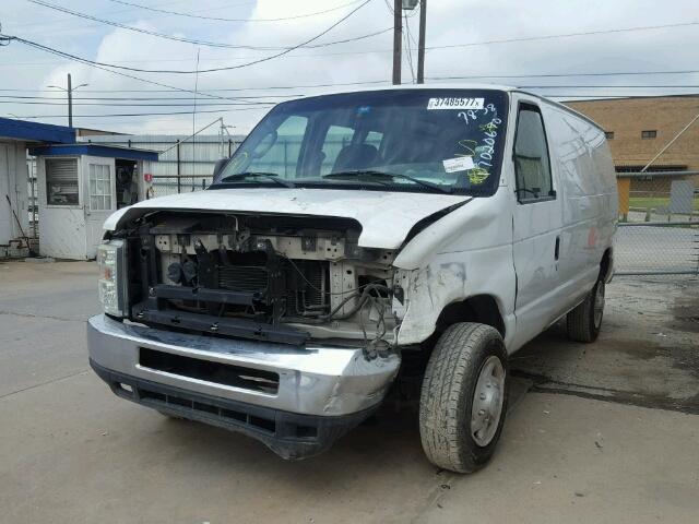 1FTNE14WX8DA40800 - 2008 FORD ECONOLINE WHITE photo 2